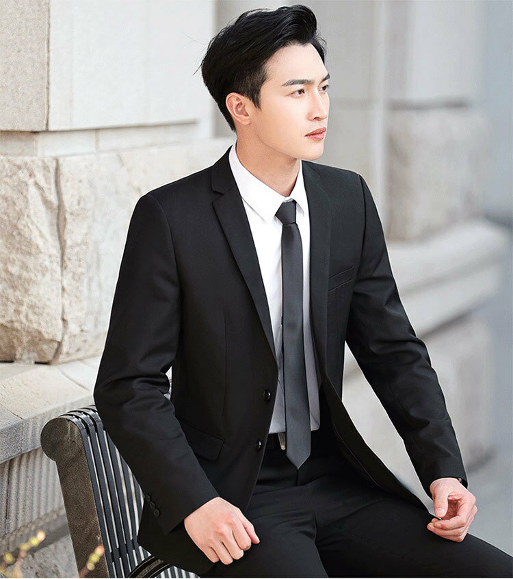 メンズスーツ二つボタンつボタン春秋結婚式入学式オールシーズン通lナチュラルストレッチスリムハンドウォッシャブル防しわオシャレ就職フレッシャーズいセットアップ四点セットオシャレスーツ