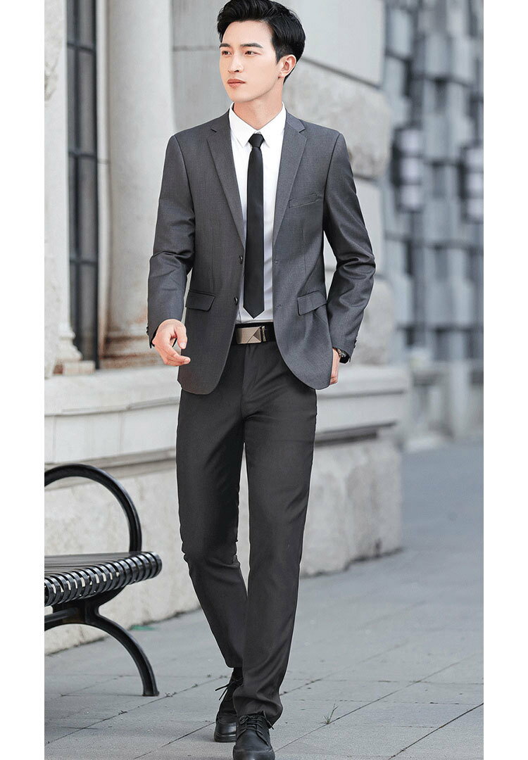 メンズスーツ二つボタンつボタン春秋結婚式入学式オールシーズン通lナチュラルストレッチスリムハンドウォッシャブル防しわオシャレ就職フレッシャーズいセットアップ四点セットオシャレスーツ