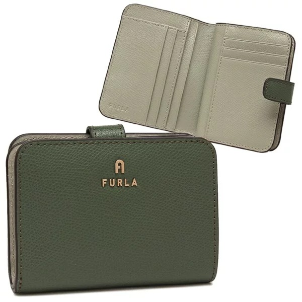 二つ折り財布 カメリア カーキグリーン レディース WP00315 ARE000 4059S 二つ折り財布 カメリア カーキグリーン レディース WP00315 ARE000 4059S