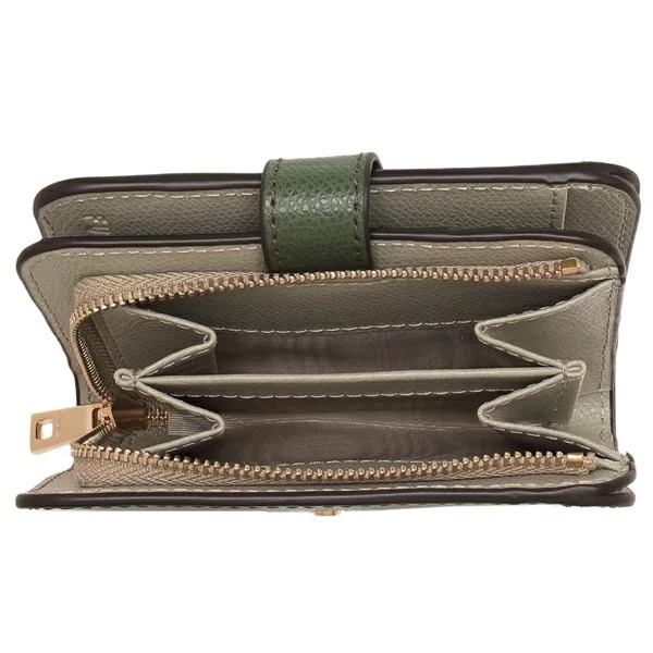 二つ折り財布 カメリア カーキグリーン レディース WP00315 ARE000 4059S 二つ折り財布 カメリア カーキグリーン レディース WP00315 ARE000 4059S