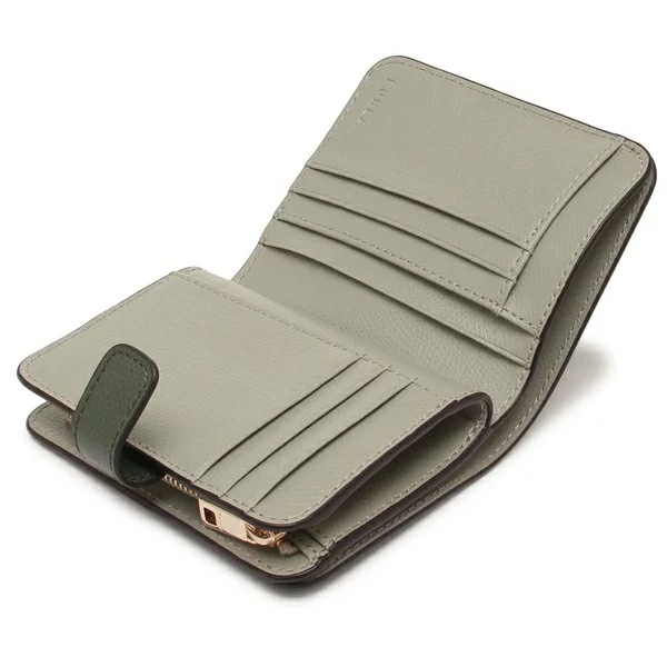 二つ折り財布 カメリア カーキグリーン レディース WP00315 ARE000 4059S 二つ折り財布 カメリア カーキグリーン レディース WP00315 ARE000 4059S