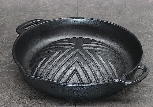 アサヒ 鋳鉄製 深型 ジンギスカン 業務用使用品 アサヒ 鋳鉄製 深型 ジンギスカン 業務用使用品