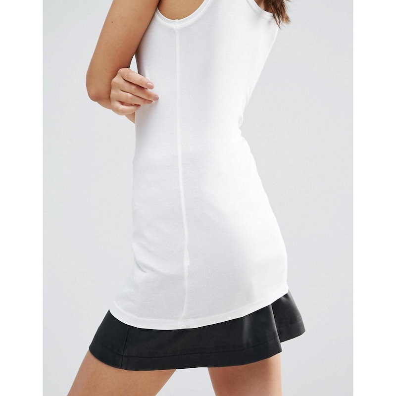 ワイ エー エス レディース トップス【Y.A.S Base Long Tank Vest】Bright white ワイ エー エス レディース トップス【Y.A.S Base Long Tank Vest】Bright white