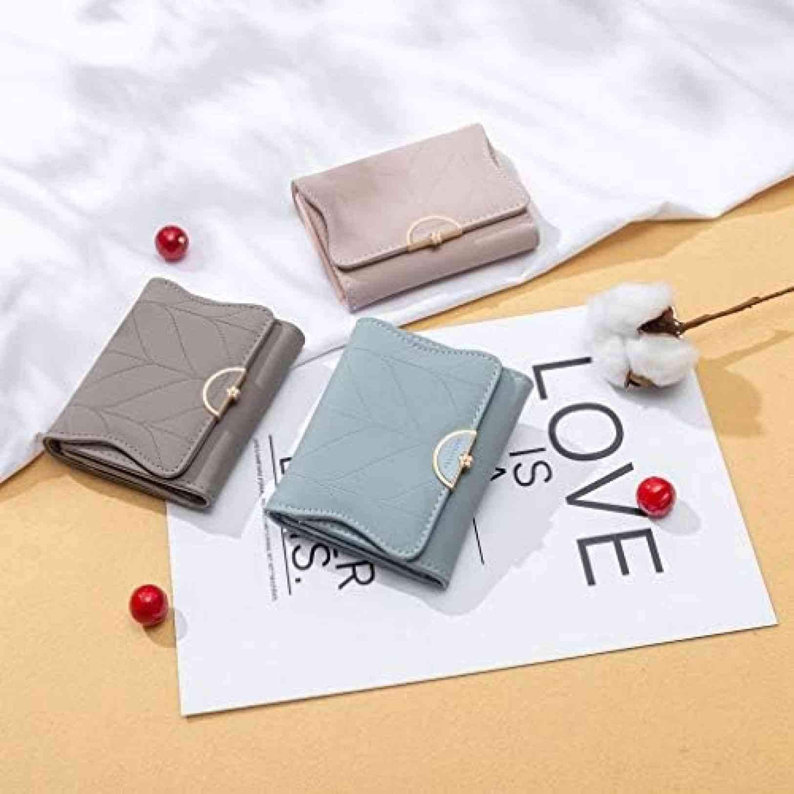 【20%OFFクーポン】財布 レディース ミニ 無地 ピンク 三つ折り お札/カード入れ 手のひらサイズ かわいい おしゃれ 多機能 大容量 軽量 コンパクト 極小財布 金運アップ 短財布 プレゼント