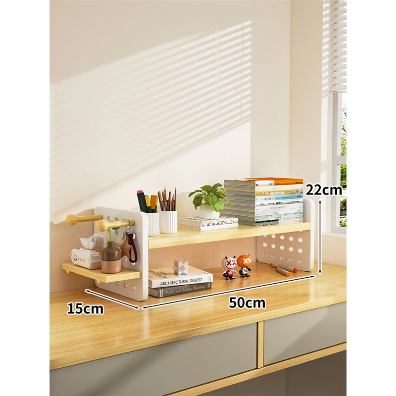 デスクトップシェルフデスクトップブックシェルフホームデスクストレージラックオフィスデスクワークステーション多層ディスプレイシェルフ