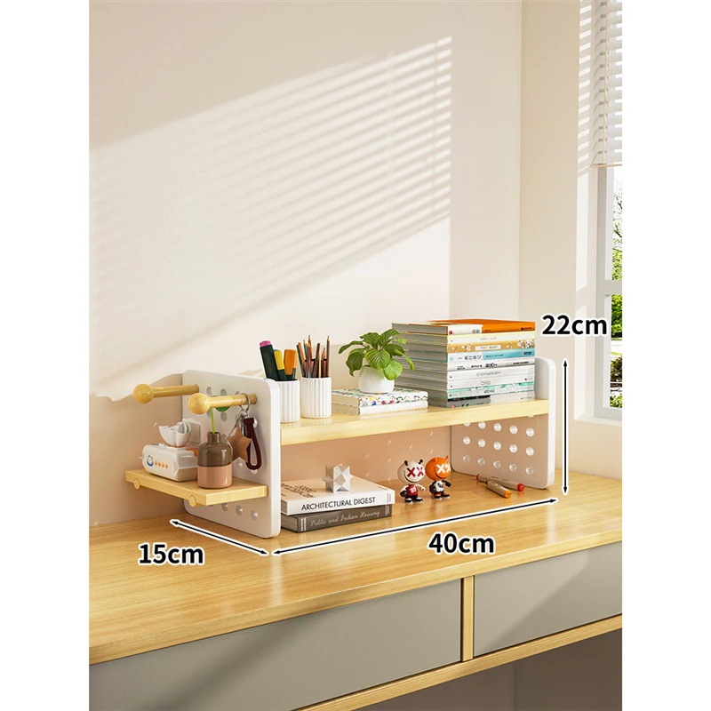 デスクトップシェルフデスクトップブックシェルフホームデスクストレージラックオフィスデスクワークステーション多層ディスプレイシェルフ