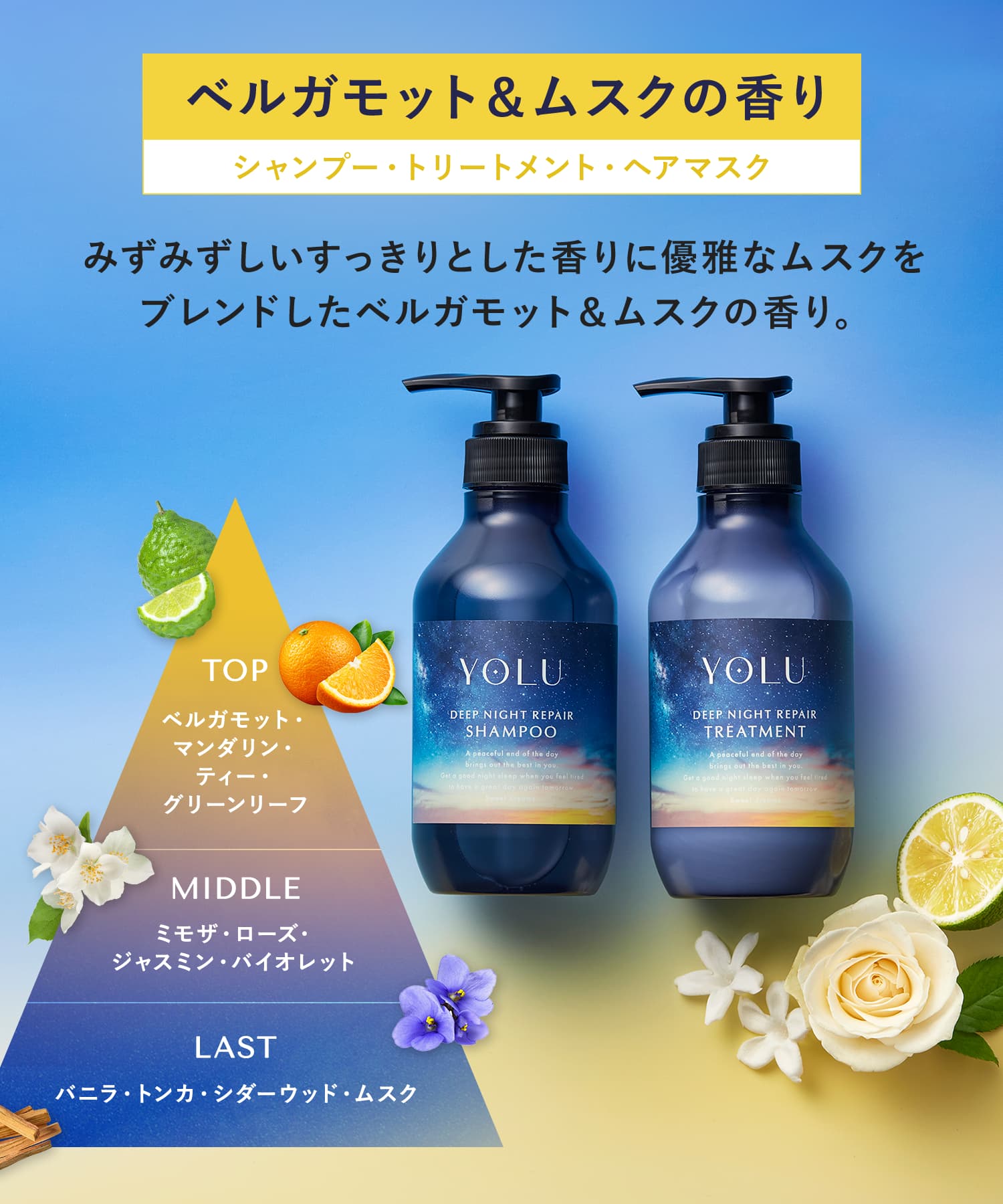 Qoo10] YOLU ヨル シャンプー トリートメント 大容量