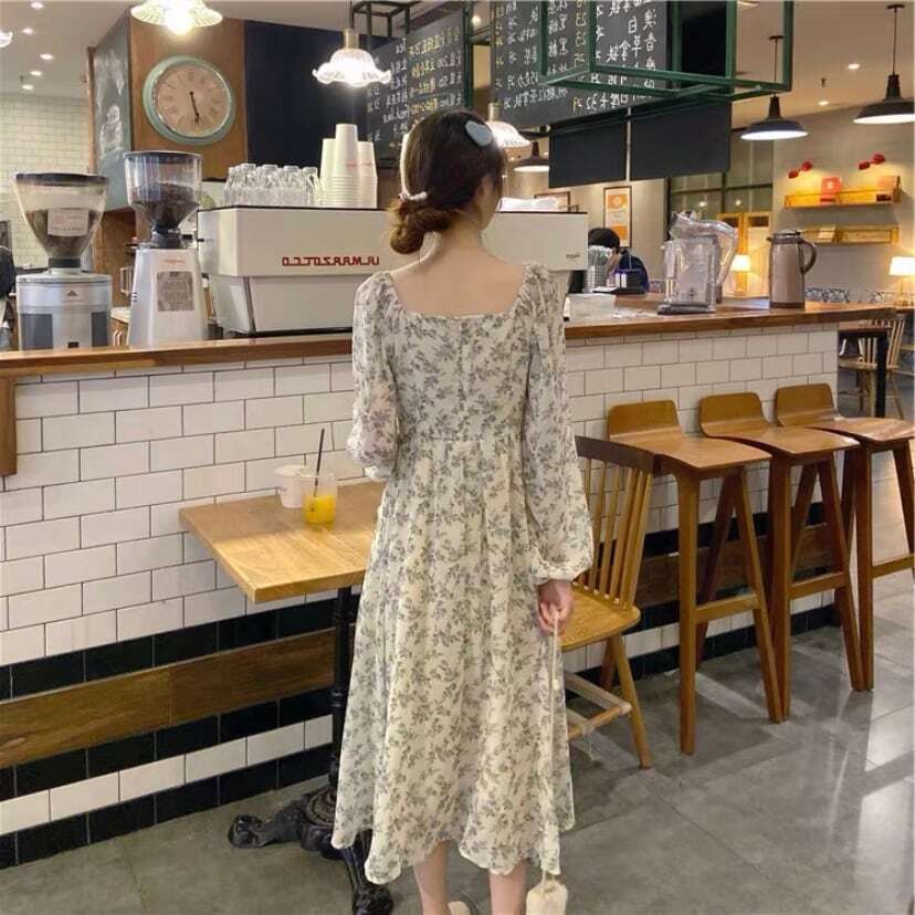 【送料無料】レディース セット ワンピース カーディガン フラワー 長袖 リボン パールボタン 【送料無料】レディース セット ワンピース カーディガン フラワー 長袖 リボン パールボタン