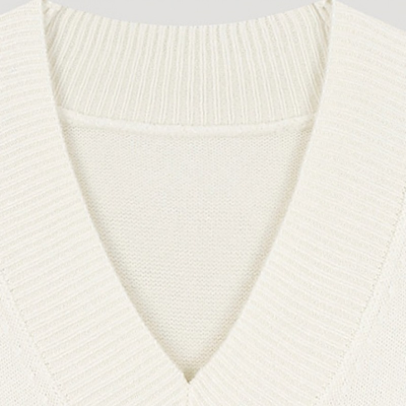 (シールズミス) プレーンVネックニット_SSKPOO42590_IV