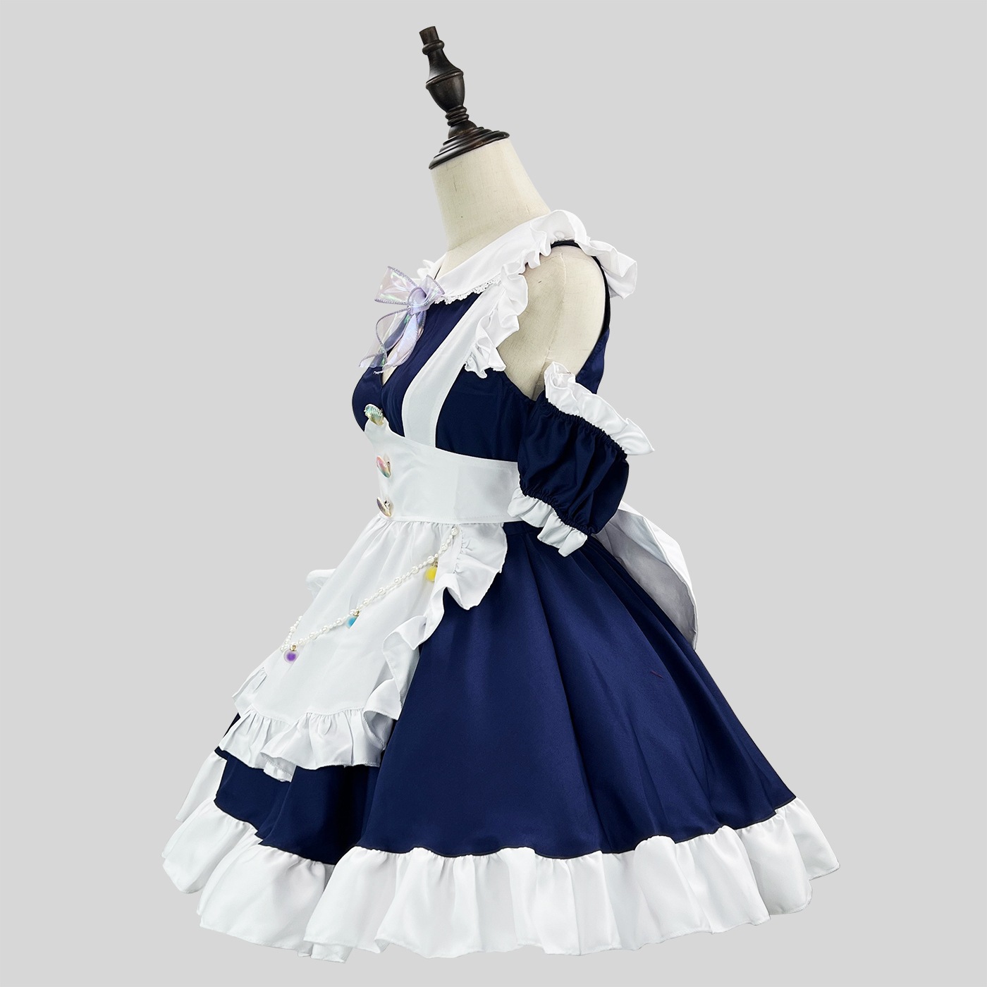 オリジナル日本製中空愛メイド服 大きいサイズメイド服 COSPLAY パフォーマンス衣装 ネット有名人生放送