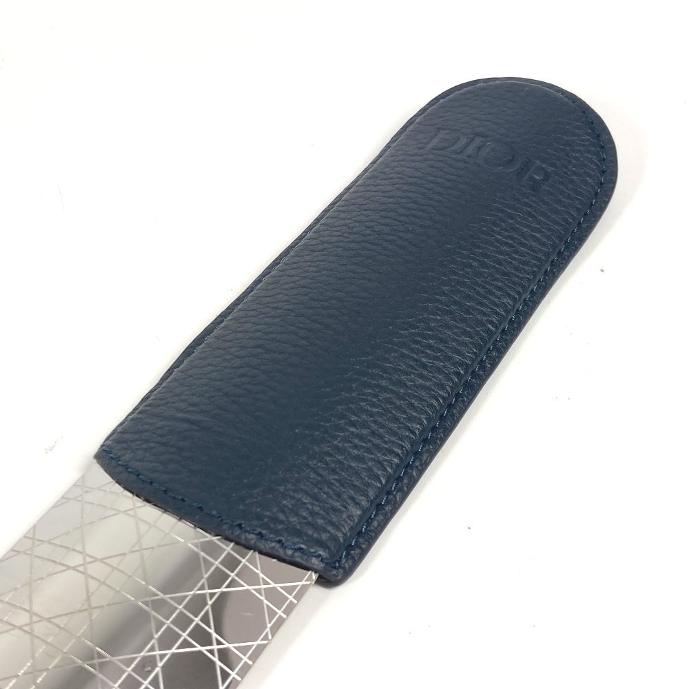 靴べら ロゴ 靴ベラ インテリア シューホーン レザー ネイビー 靴べら ロゴ 靴ベラ インテリア シューホーン レザー ネイビー