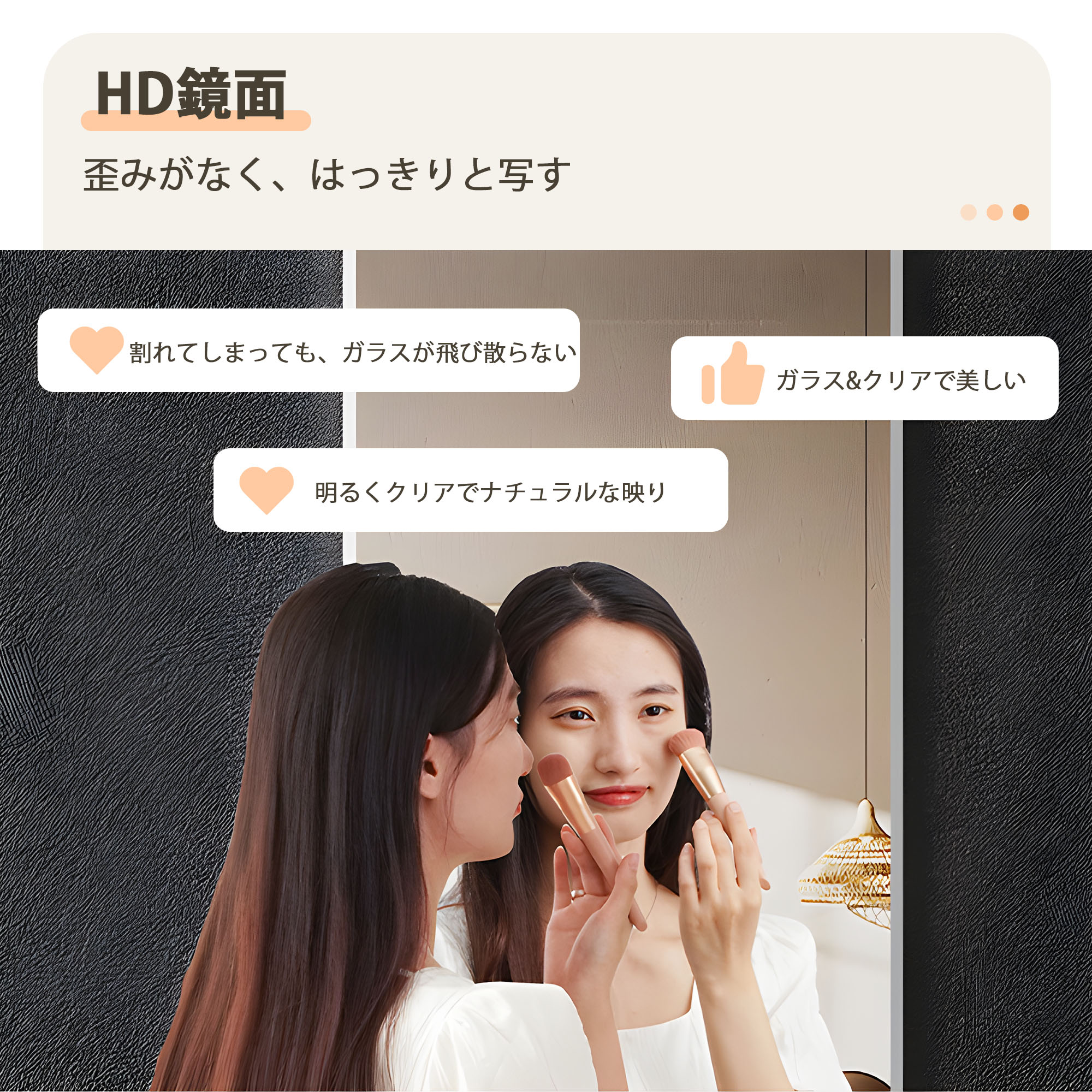 【国内発送.送.料.無.料!】全身鏡姿見鏡スタンドミラーアルミ強化ガラス壁掛けミラー直角立てかけ鏡姿見ミラー大型おしゃれ飛散防止160*50CMブラック 【国内発送.送.料.無.料!】全身鏡姿見鏡スタンドミラーアルミ強化ガラス壁掛けミラー直角立てかけ鏡姿見ミラー大型おしゃれ飛散防止160*50CMブラック