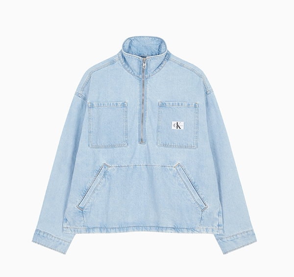 Qoo10] Calvin Klein デニムウィンドブレーカー( J32555
