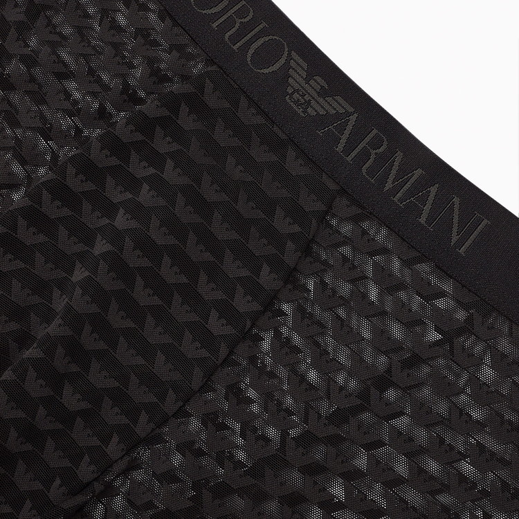 JACQUARD LOGO MESH ボクサーパンツ [ブラック]【112051-4F527-00020】