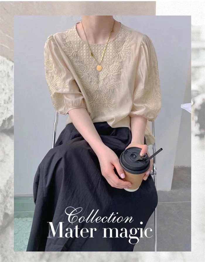 【20点セット】無料ボリューム袖 ブラウス レース ブラウス レディース 半袖 刺繡花柄レース トップス プルオーバー カットソー パフスリーブ ふんわり 透け感 キレイめ カジュアル 通勤 オフィス 【20点セット】無料ボリューム袖 ブラウス レース ブラウス レディース 半袖 刺繡花柄レース トップス プルオーバー カットソー パフスリーブ ふんわり 透け感 キレイめ カジュアル 通勤 オフィス