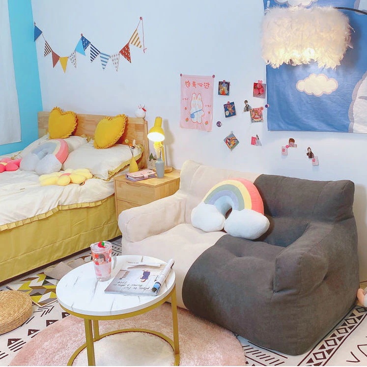 人巣部屋のソファーネットレッド風寝室ソファー怠け者のソファー畳二人貸し部屋のソファーベランダの小さなソファー