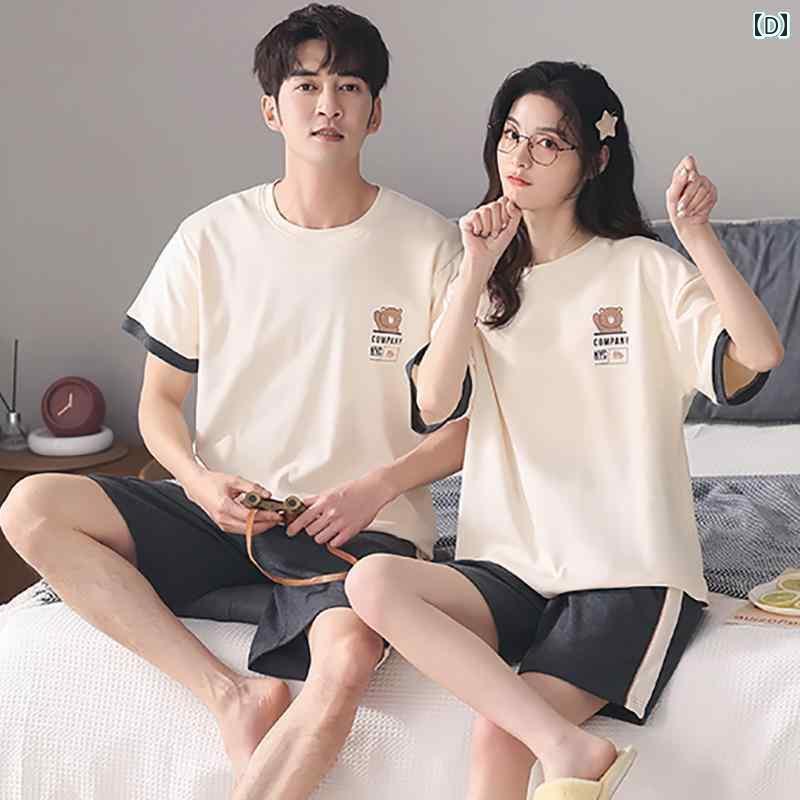 パジャマ レディース 上下 カップル パジャマ 夏 綿 半袖 大きいサイズ 薄手 韓国 甘 かわいい 男女兼用 ホーム 服 スタイル 外 着 可能 パジャマ レディース 上下 カップル パジャマ 夏 綿 半袖 大きいサイズ 薄手 韓国 甘 かわいい 男女兼用 ホーム 服 スタイル 外 着 可能