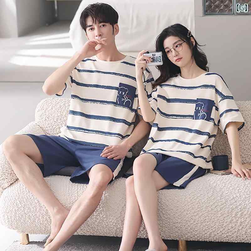 パジャマ レディース 上下 カップル パジャマ 夏 綿 半袖 大きいサイズ 薄手 韓国 甘 かわいい 男女兼用 ホーム 服 スタイル 外 着 可能 パジャマ レディース 上下 カップル パジャマ 夏 綿 半袖 大きいサイズ 薄手 韓国 甘 かわいい 男女兼用 ホーム 服 スタイル 外 着 可能