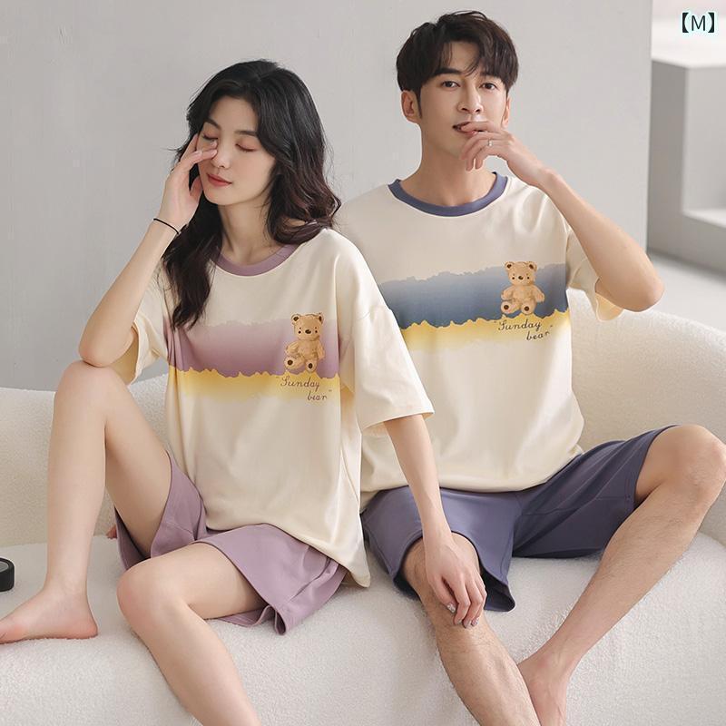 パジャマ レディース 上下 カップル パジャマ 夏 綿 半袖 大きいサイズ 薄手 韓国 甘 かわいい 男女兼用 ホーム 服 スタイル 外 着 可能 パジャマ レディース 上下 カップル パジャマ 夏 綿 半袖 大きいサイズ 薄手 韓国 甘 かわいい 男女兼用 ホーム 服 スタイル 外 着 可能
