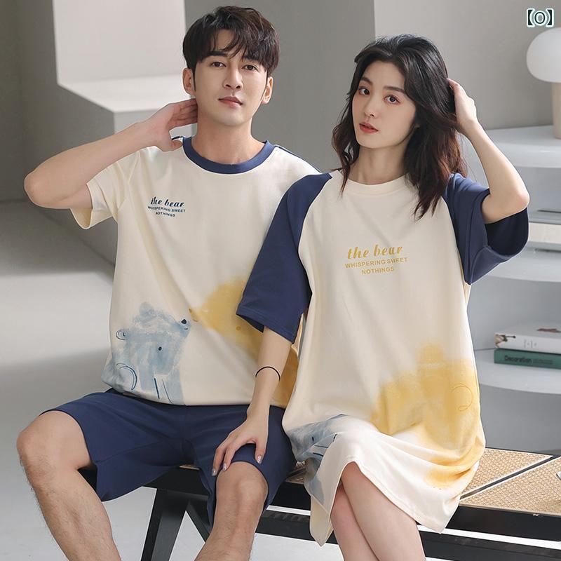 パジャマ レディース 上下 カップル パジャマ 夏 綿 半袖 大きいサイズ 薄手 韓国 甘 かわいい 男女兼用 ホーム 服 スタイル 外 着 可能 パジャマ レディース 上下 カップル パジャマ 夏 綿 半袖 大きいサイズ 薄手 韓国 甘 かわいい 男女兼用 ホーム 服 スタイル 外 着 可能
