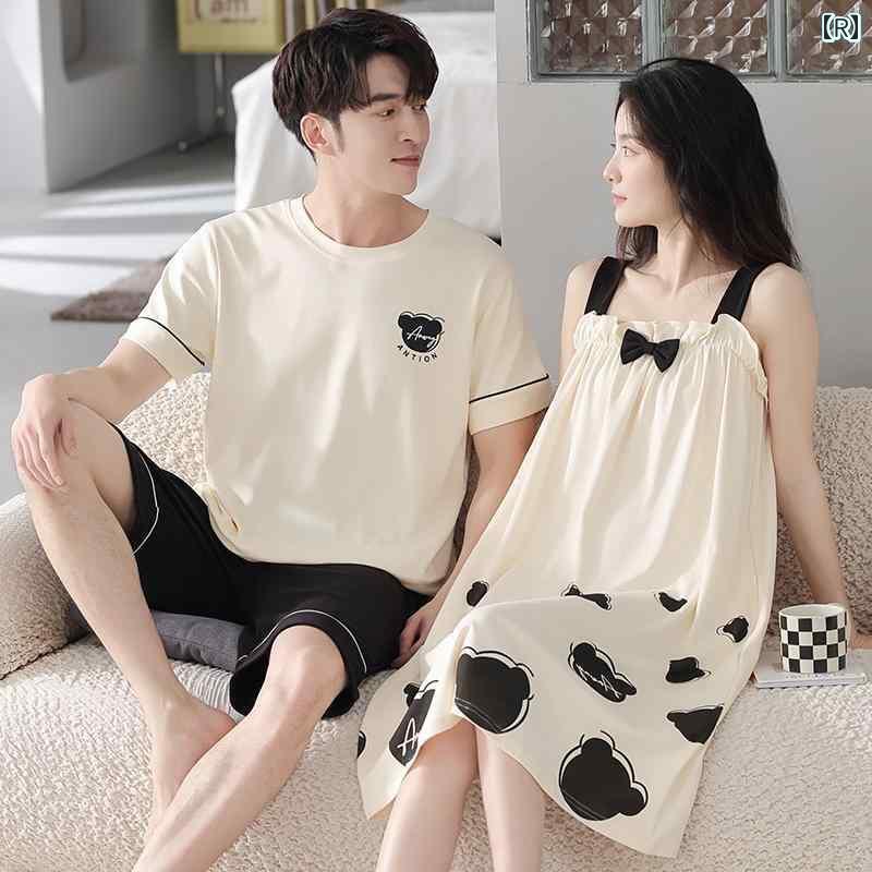 パジャマ レディース 上下 カップル パジャマ 夏 綿 半袖 大きいサイズ 薄手 韓国 甘 かわいい 男女兼用 ホーム 服 スタイル 外 着 可能 パジャマ レディース 上下 カップル パジャマ 夏 綿 半袖 大きいサイズ 薄手 韓国 甘 かわいい 男女兼用 ホーム 服 スタイル 外 着 可能
