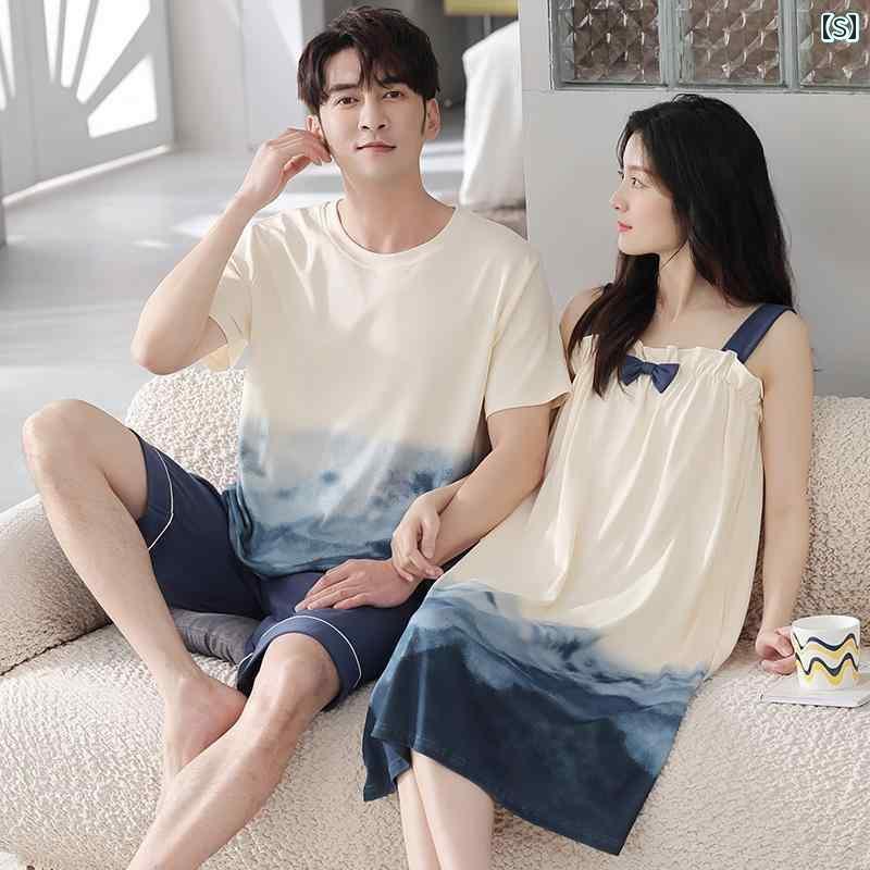 パジャマ レディース 上下 カップル パジャマ 夏 綿 半袖 大きいサイズ 薄手 韓国 甘 かわいい 男女兼用 ホーム 服 スタイル 外 着 可能 パジャマ レディース 上下 カップル パジャマ 夏 綿 半袖 大きいサイズ 薄手 韓国 甘 かわいい 男女兼用 ホーム 服 スタイル 外 着 可能