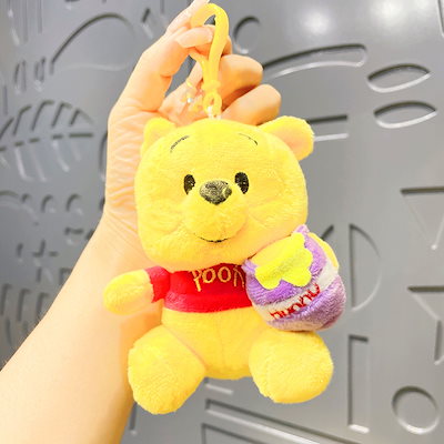 Qoo10] 漫画くまのプーさんキーホルダー人形ミニ人 : バッグ・雑貨