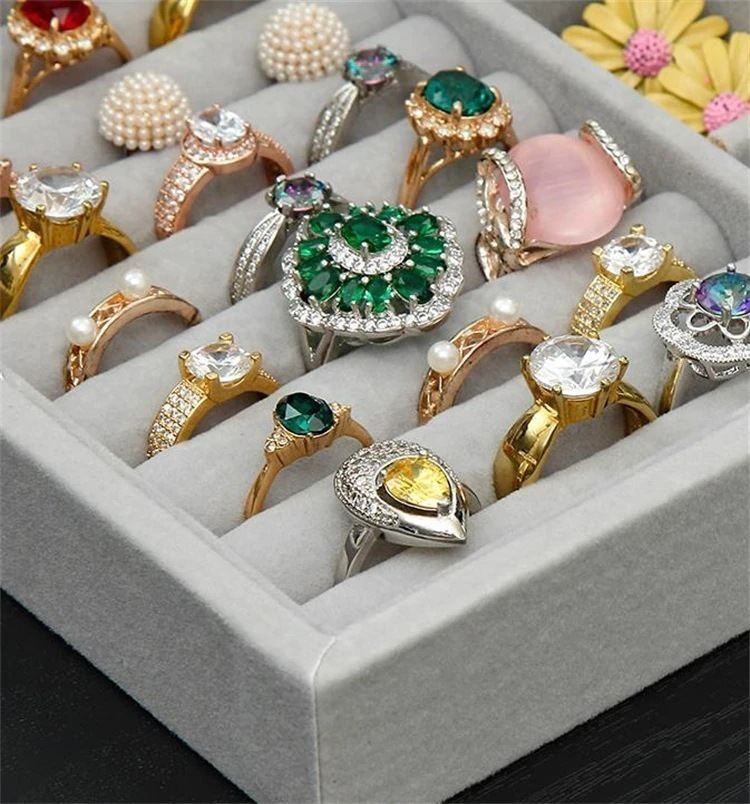 早い者勝ち ジュエリー 収納ボックス ハンドアクセサリー イヤリング スタッドピアス リング 絶妙