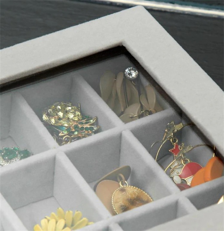 早い者勝ち ジュエリー 収納ボックス ハンドアクセサリー イヤリング スタッドピアス リング 絶妙