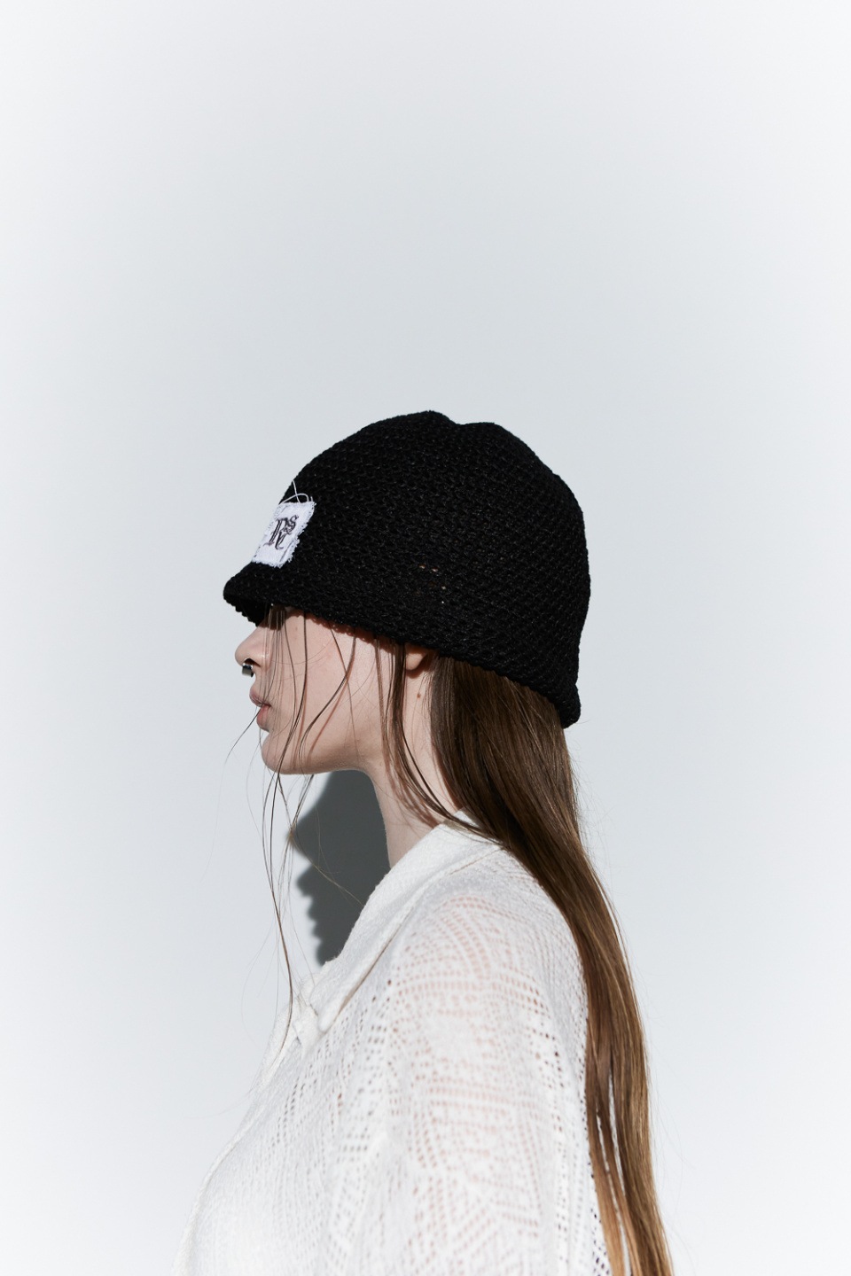 RSSC ■ DENIM PATCHED BEANIE ビーニー MUSINSA公式 | RSSC DENIM PATCHED KNIT BEANIE - BLACK