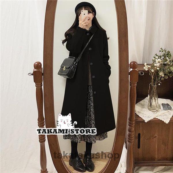 チェスターコート レディース ロングコート オーバーコート 可愛い プレゼント スタイリッシュ ゆったり 秋 冬 通勤 通学 無地 おしゃれ 暖かい