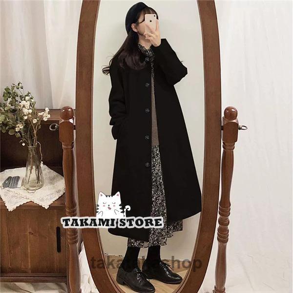 チェスターコート レディース ロングコート オーバーコート 可愛い プレゼント スタイリッシュ ゆったり 秋 冬 通勤 通学 無地 おしゃれ 暖かい