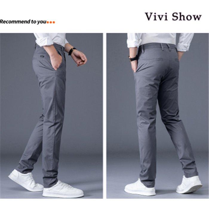 メンズチノパンボトムススリムタイトカジュアルパンツ通勤ファスナーvivishow メンズチノパンボトムススリムタイトカジュアルパンツ通勤ファスナーvivishow