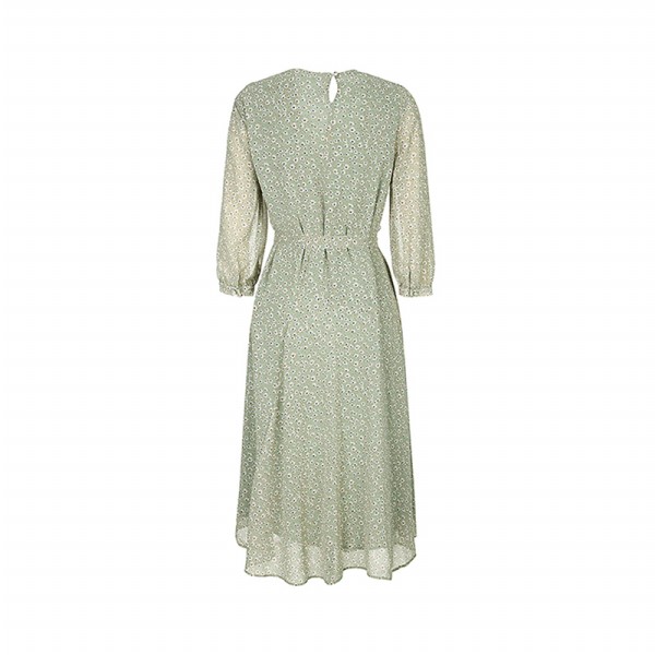 [フォレスト] フラワーVネックアンバランスドレス（OY4OPCN）