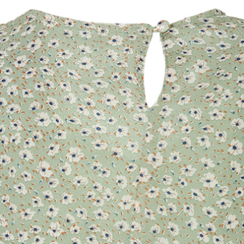 [フォレスト] フラワーVネックアンバランスドレス（OY4OPCN）