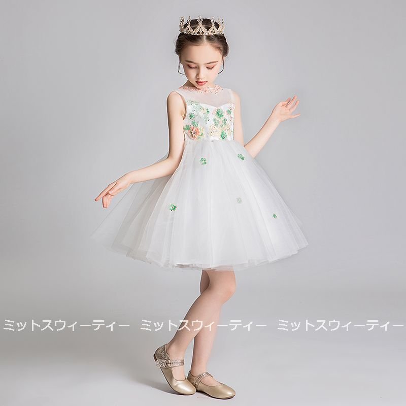 キッズドレス 女の子 子供 ドレス ピアノ発表会 花刺繍 セレモニー ワンピース プレゼント 結婚式 キッズドレス 女の子 子供 ドレス ピアノ発表会 花刺繍 セレモニー ワンピース プレゼント 結婚式