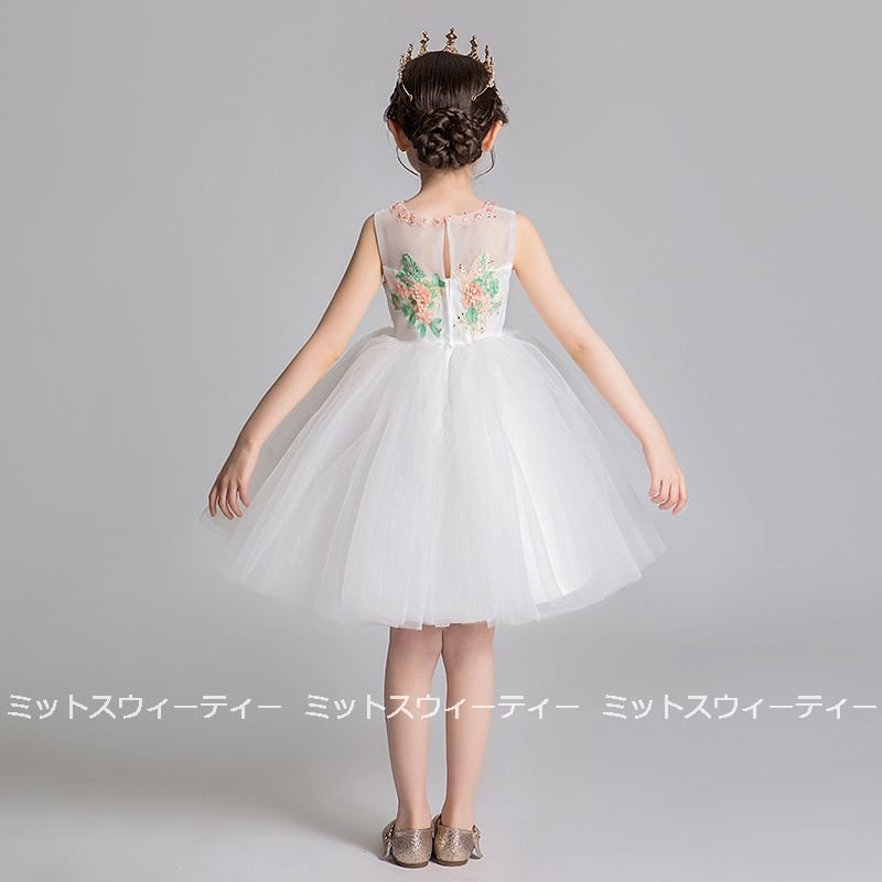 キッズドレス 女の子 子供 ドレス ピアノ発表会 花刺繍 セレモニー ワンピース プレゼント 結婚式 キッズドレス 女の子 子供 ドレス ピアノ発表会 花刺繍 セレモニー ワンピース プレゼント 結婚式