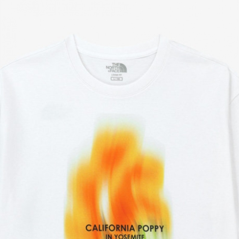 ノースフェイス FLOWER SPRAY S/S R/TEE MNT7UR09J-WHT ノースフェイス FLOWER SPRAY S/S R/TEE MNT7UR09J-WHT