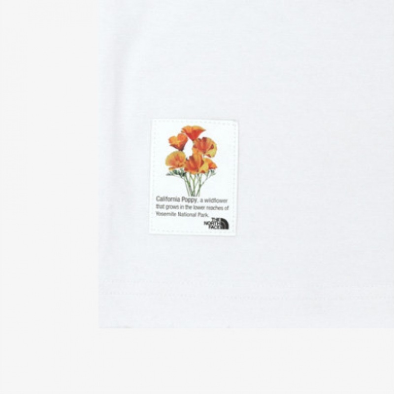 ノースフェイス FLOWER SPRAY S/S R/TEE MNT7UR09J-WHT ノースフェイス FLOWER SPRAY S/S R/TEE MNT7UR09J-WHT