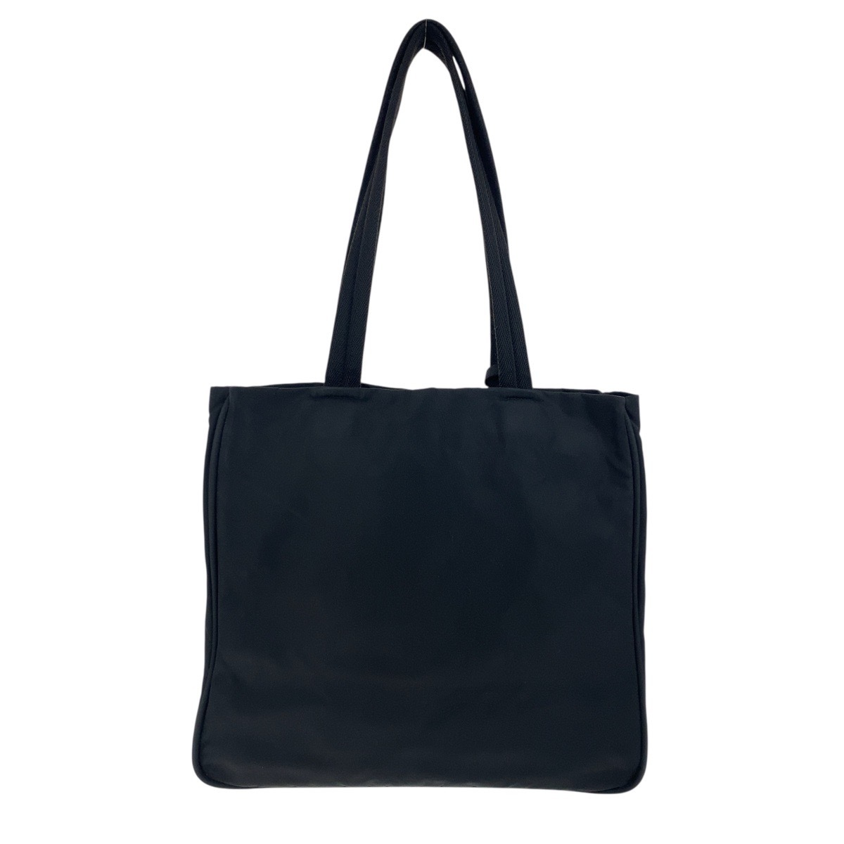 PRADA プラダ 三角ロゴ ナイロン シルバー金具 ブラック ショルダー