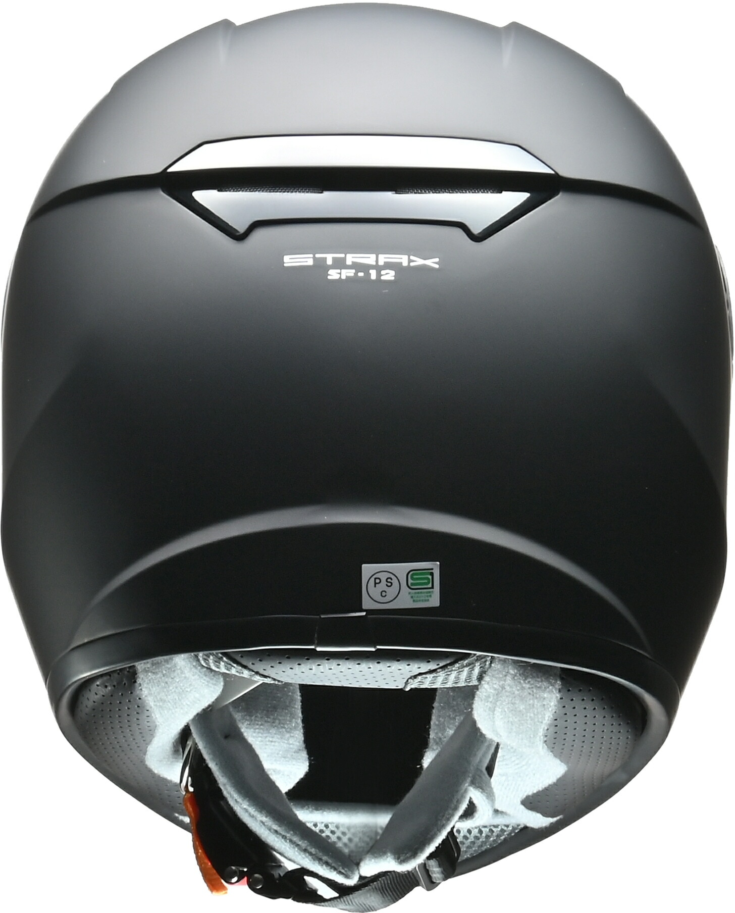 リード工業 (LEAD) バイク用 フルフェイス ヘルメット STRAX SF-12 マットブラック Lサイズ (59-60cm未満)