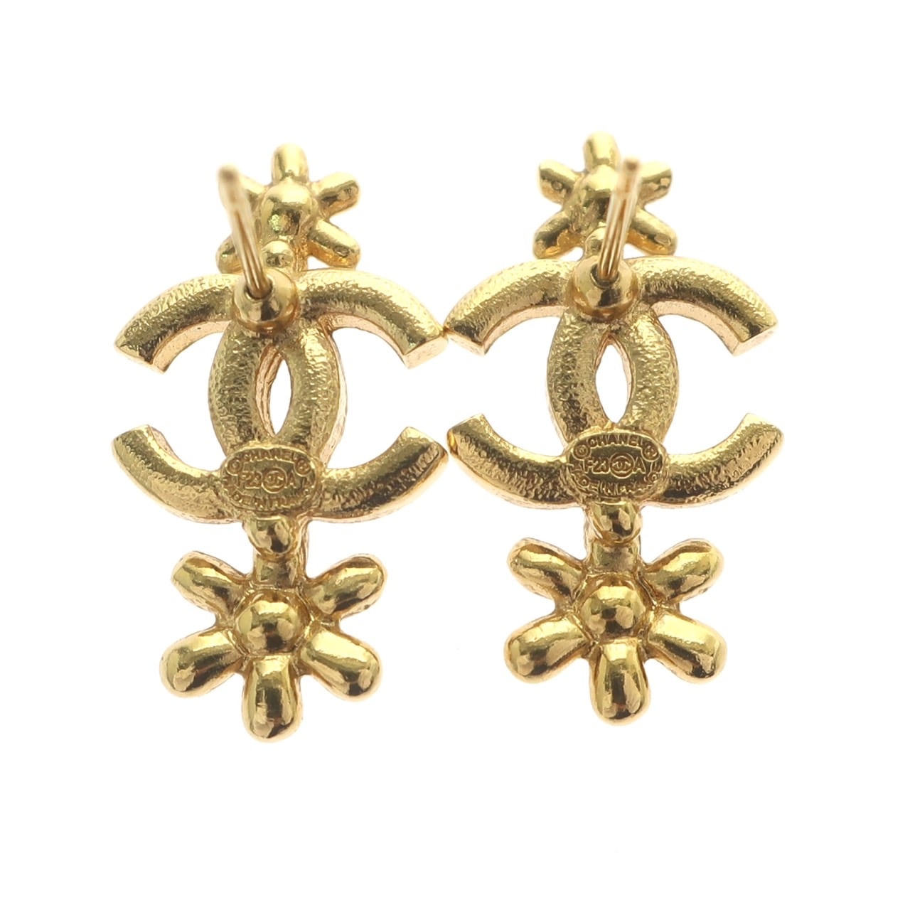 【新品同様】ココマーク ピアス F23A フラワーモチーフ フラワーピアス 花 COCO ラインストーン GP ゴールドカラー レディース アクセサリー 【新品同様】ココマーク ピアス F23A フラワーモチーフ フラワーピアス 花 COCO ラインストーン GP ゴールドカラー レディース アクセサリー