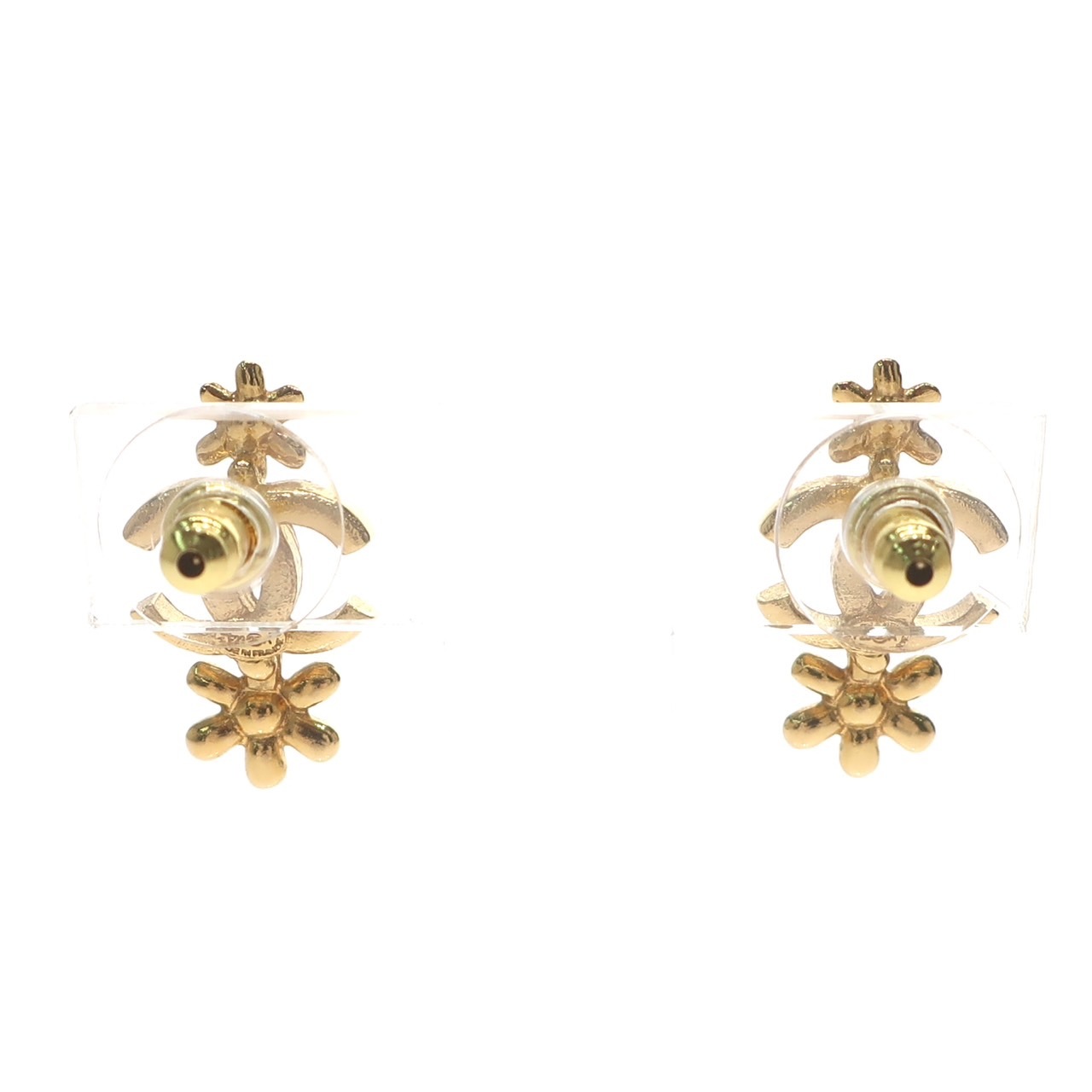 【新品同様】ココマーク ピアス F23A フラワーモチーフ フラワーピアス 花 COCO ラインストーン GP ゴールドカラー レディース アクセサリー 【新品同様】ココマーク ピアス F23A フラワーモチーフ フラワーピアス 花 COCO ラインストーン GP ゴールドカラー レディース アクセサリー