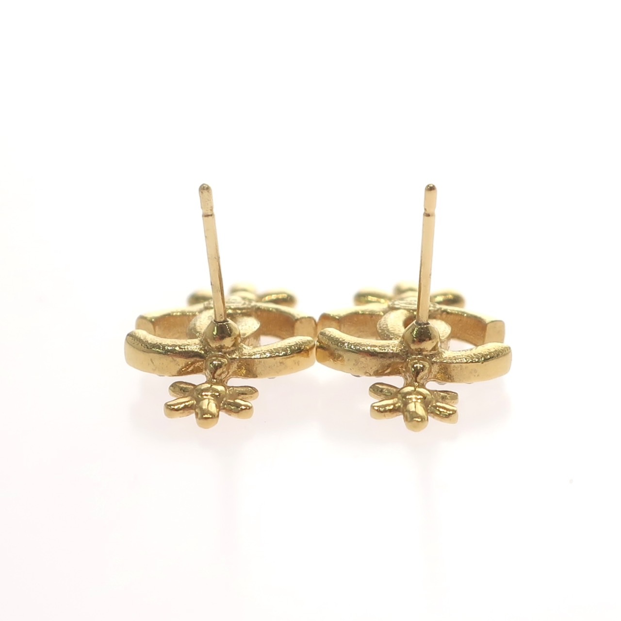 【新品同様】ココマーク ピアス F23A フラワーモチーフ フラワーピアス 花 COCO ラインストーン GP ゴールドカラー レディース アクセサリー 【新品同様】ココマーク ピアス F23A フラワーモチーフ フラワーピアス 花 COCO ラインストーン GP ゴールドカラー レディース アクセサリー