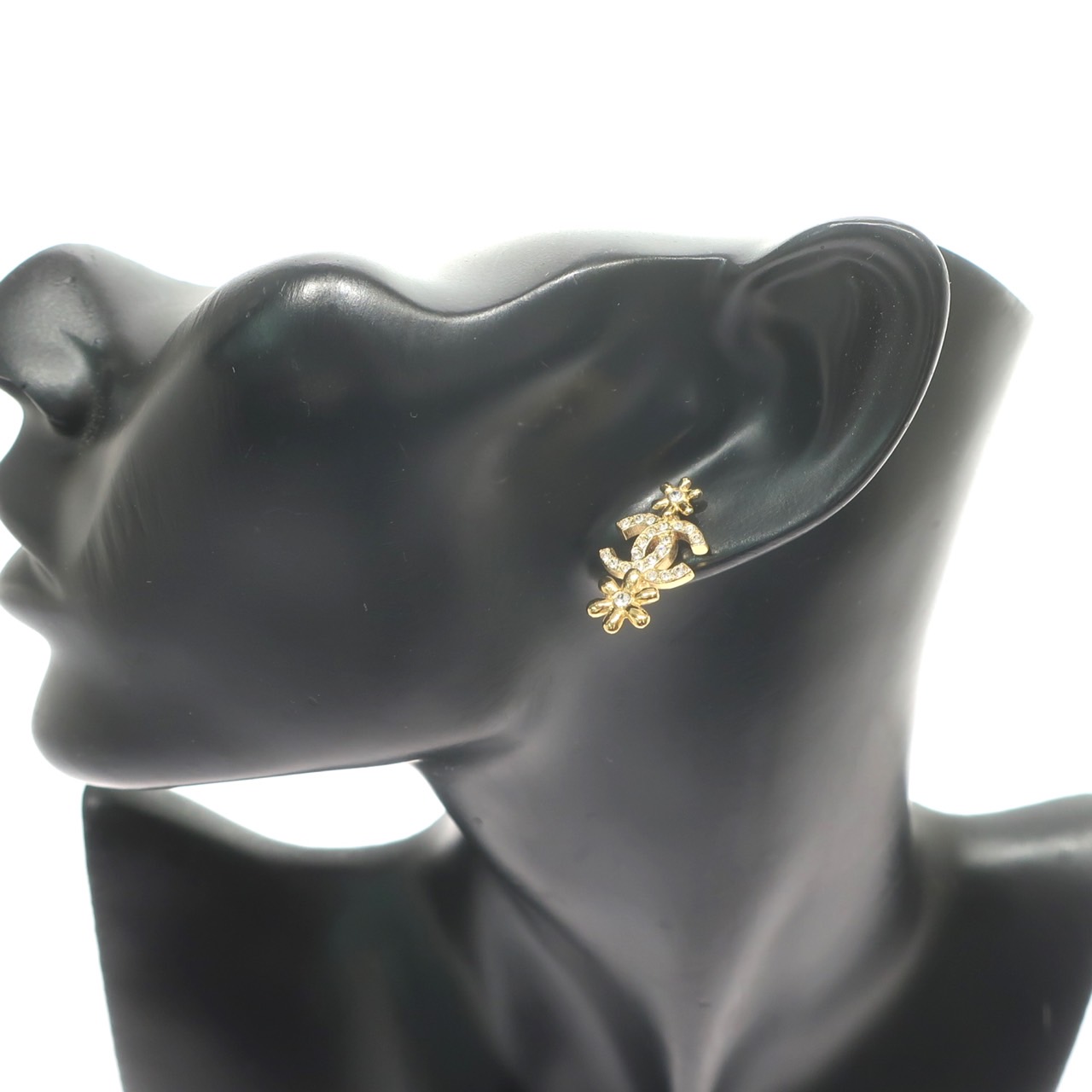 【新品同様】ココマーク ピアス F23A フラワーモチーフ フラワーピアス 花 COCO ラインストーン GP ゴールドカラー レディース アクセサリー 【新品同様】ココマーク ピアス F23A フラワーモチーフ フラワーピアス 花 COCO ラインストーン GP ゴールドカラー レディース アクセサリー