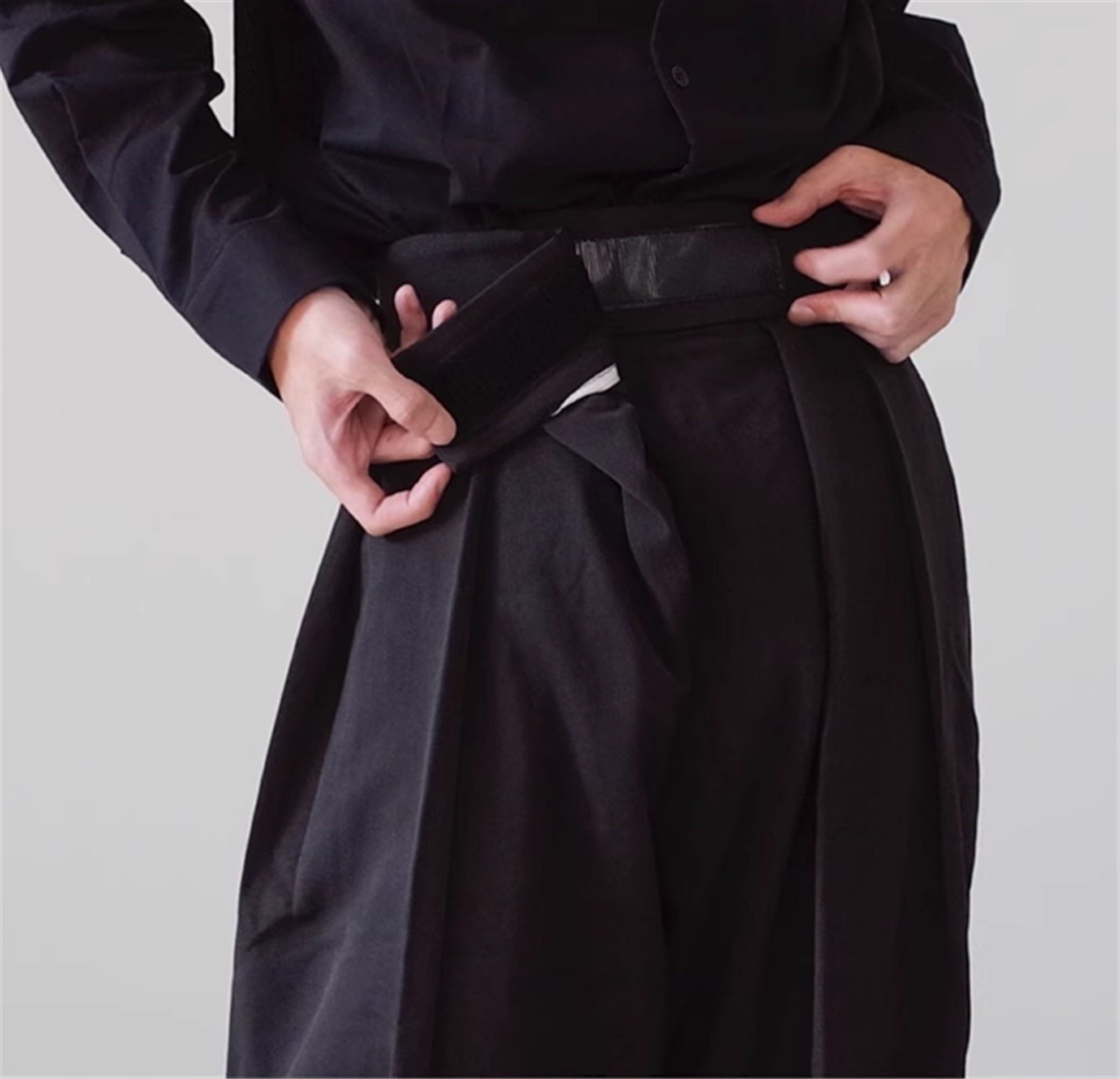 ボトムス パンツ ワイドパンツ ハイウエスト ベルト 大人可愛い シンプル カジュアル おしゃれ こなれ感 存在感 無地 秋 10代 20代 30代 40代 レディース ユニセックス メンズ 学生