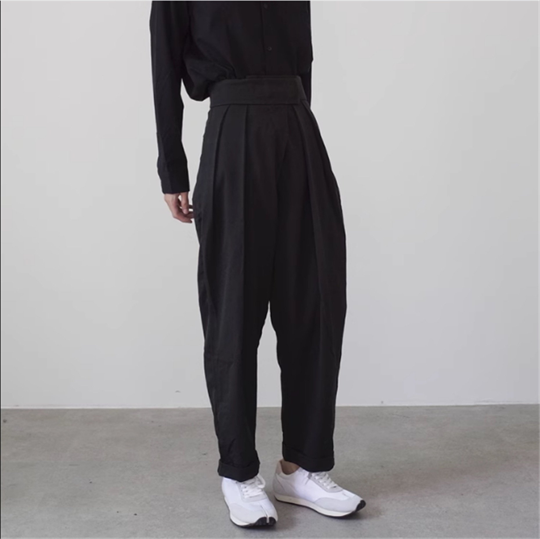 ボトムス パンツ ワイドパンツ ハイウエスト ベルト 大人可愛い シンプル カジュアル おしゃれ こなれ感 存在感 無地 秋 10代 20代 30代 40代 レディース ユニセックス メンズ 学生