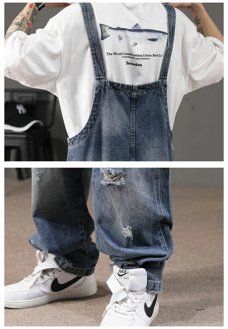 オーバーオール メンズ サロペット デニム ストレートフィット ゆったり つなぎ ツナギ メンズ デニム ジーンズ カーゴパンツ ロングパンツ M L XL 2XL ユニセックス大きいサイズ b系 ヒ
