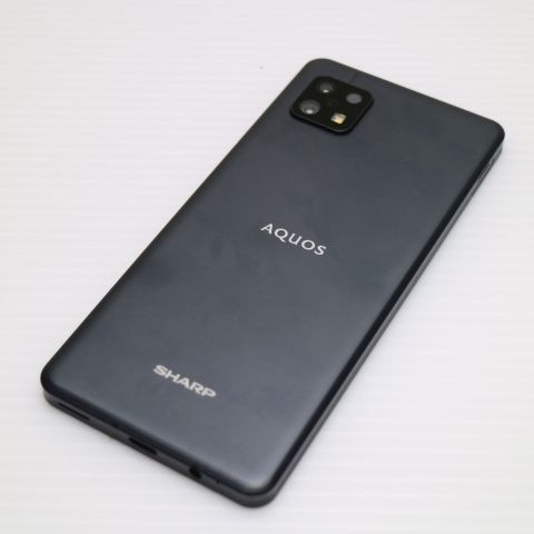 新品同様 SIMフリー AQUOS sense6 4GB 64GB SH-M19 ブラック スマホ 白ロム 本体 即日発送 土日祝発送OK 73