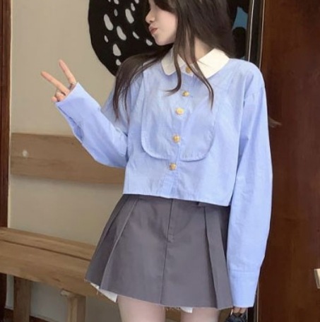 ショート丈チェック柄ブラウス 袖あり 長袖 トップス 爽やか ショー丈 可愛い きれいめ シンプル 流行り 上品 おしゃれ かっこいい 大人可愛い ガーリー こなれ感 キュート 爽やか ナチュラル 柄 ショート丈チェック柄ブラウス 袖あり 長袖 トップス 爽やか ショー丈 可愛い きれいめ シンプル 流行り 上品 おしゃれ かっこいい 大人可愛い ガーリー こなれ感 キュート 爽やか ナチュラル 柄